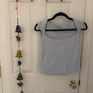 Brandy Melville White and Black Top